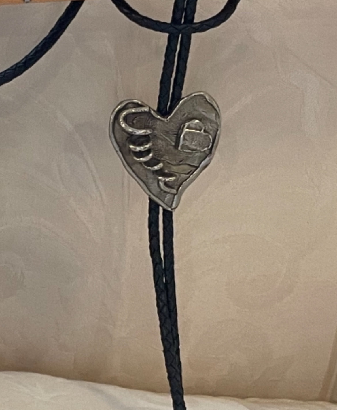 2025 Heart Tornado Bolo Tie