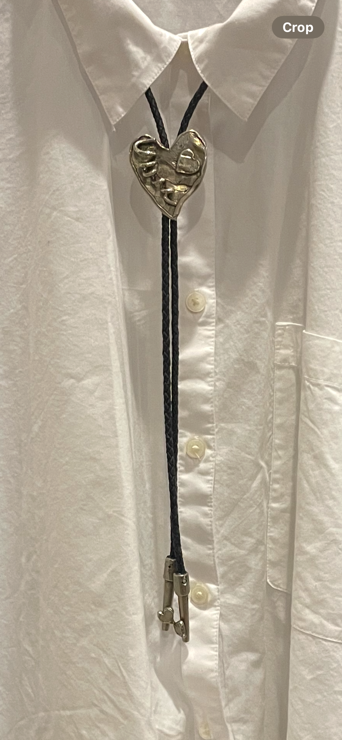 2025 Heart Tornado Bolo Tie