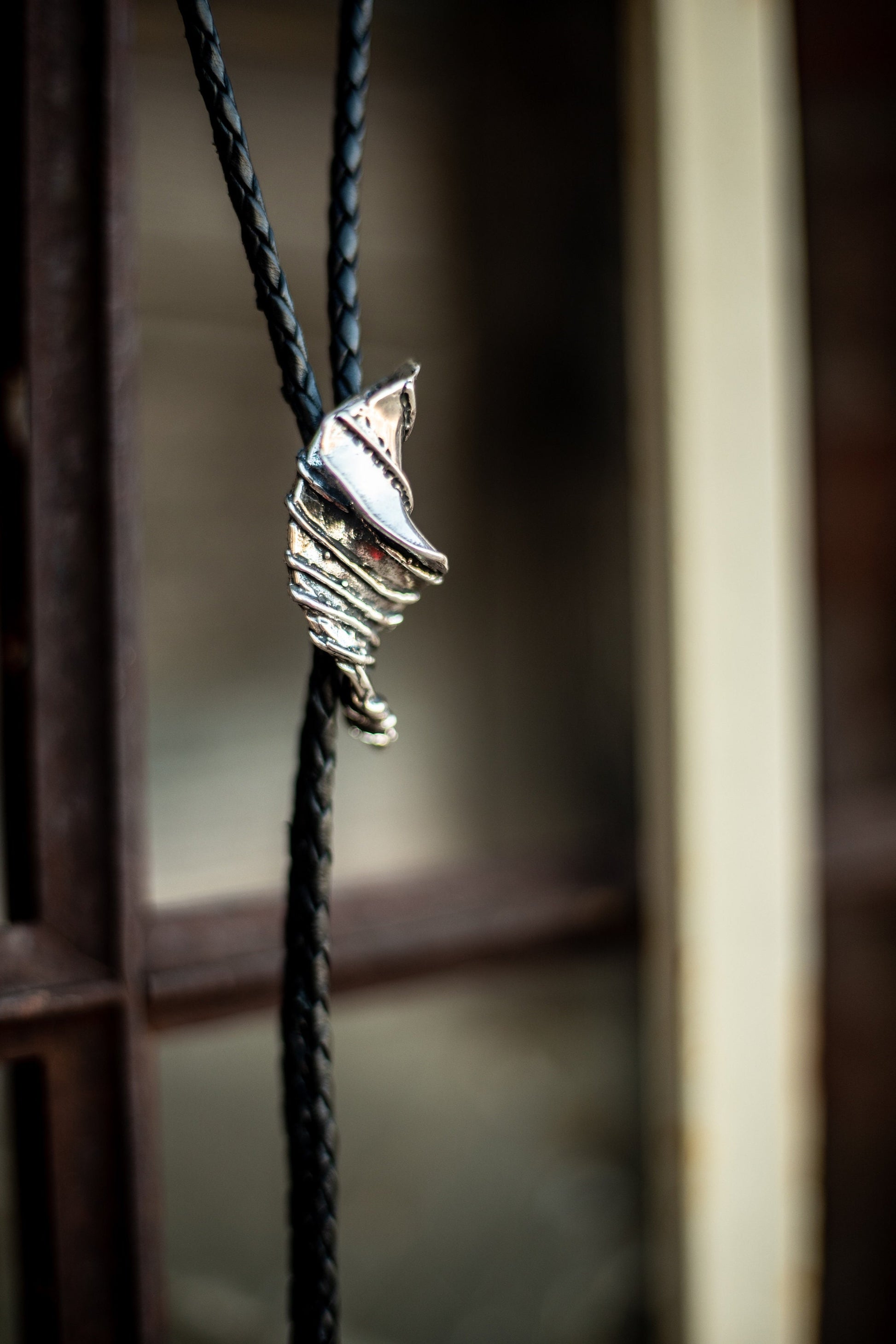 Contemporary Tornado Bolo Tie